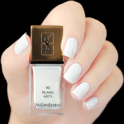 ysl blanc arty|YSL beauty nail varnish.